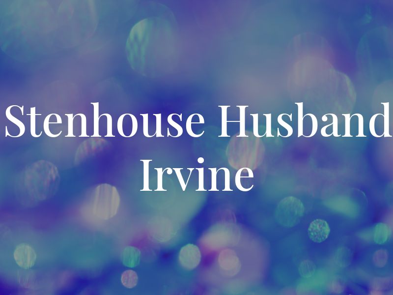 Stenhouse Husband & Irvine