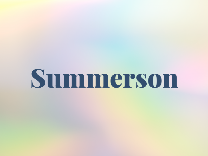 Summerson