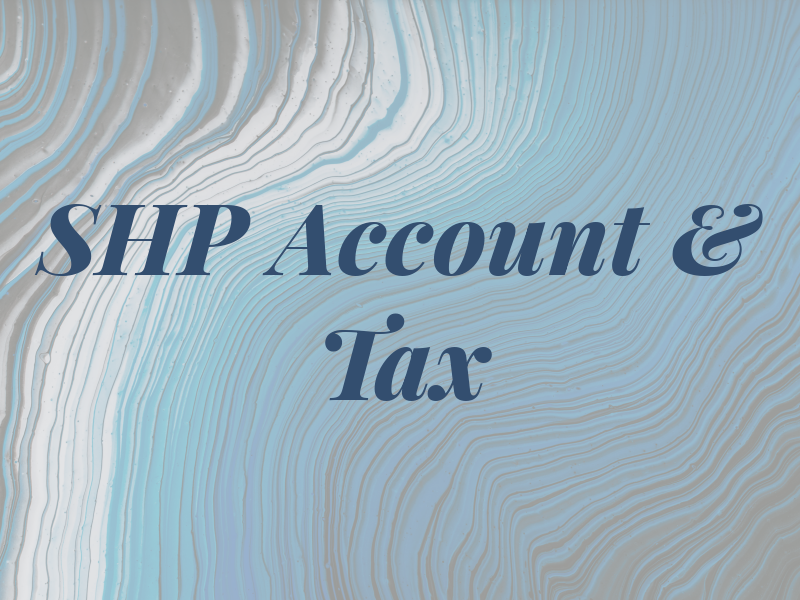 SHP Account & Tax