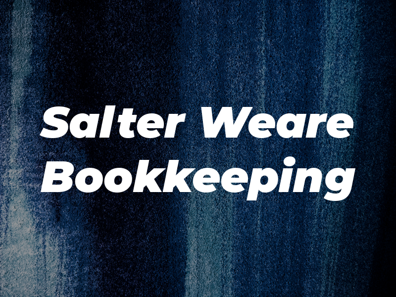 Salter and Weare Bookkeeping