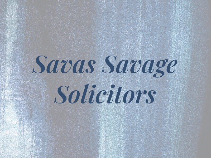 Savas and Savage Solicitors