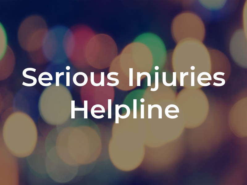 Serious Injuries Helpline