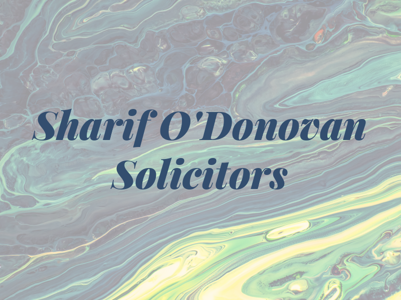 Sharif & O'Donovan Solicitors