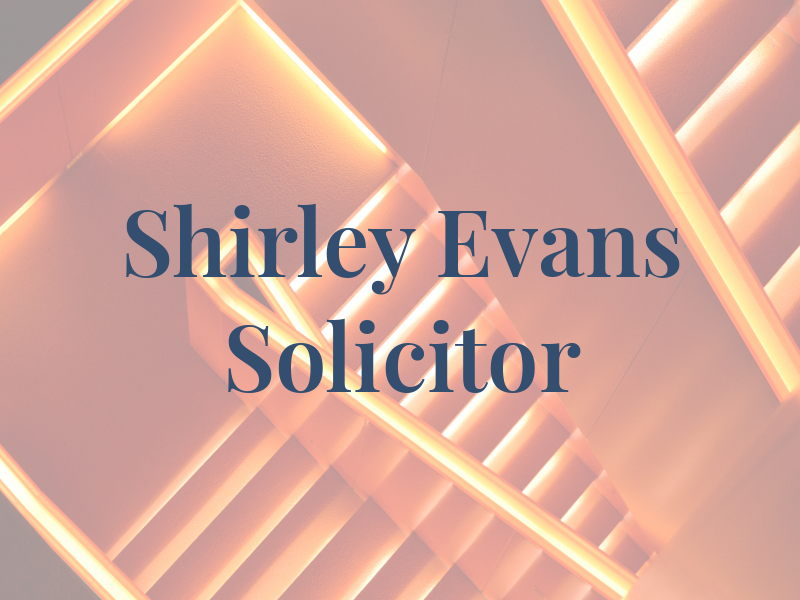 Shirley M Evans Solicitor