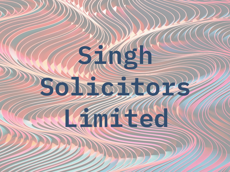 Singh Solicitors Limited