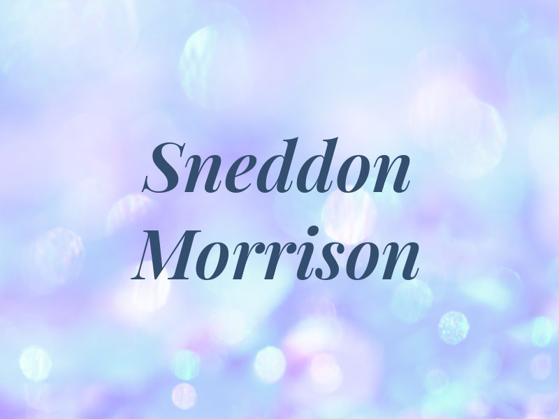Sneddon Morrison