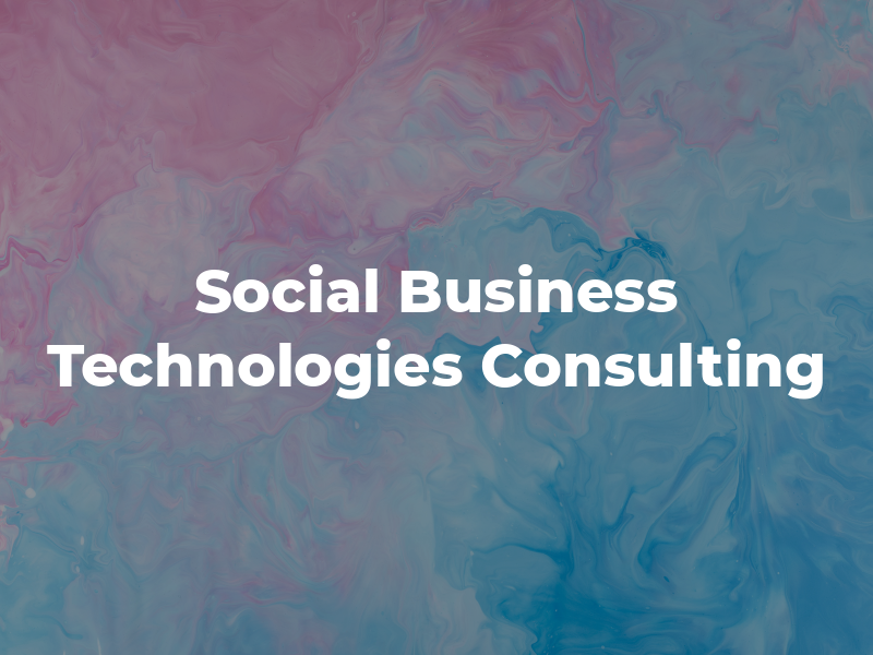 Social Business Technologies Consulting