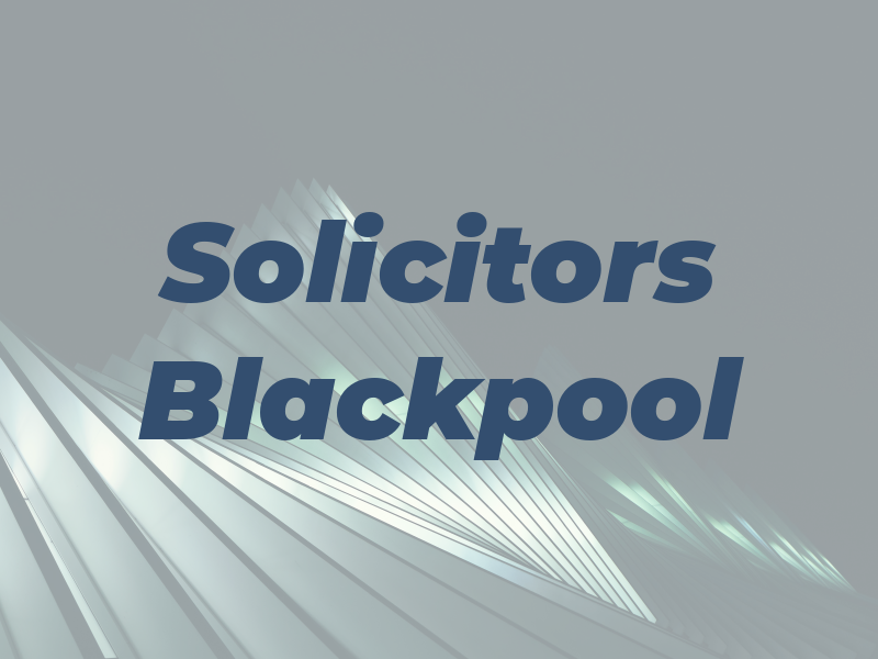 Solicitors Blackpool