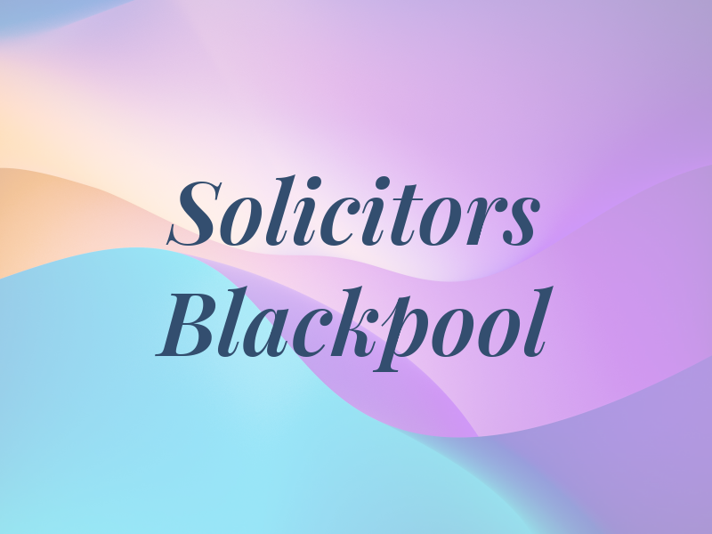 Solicitors Blackpool