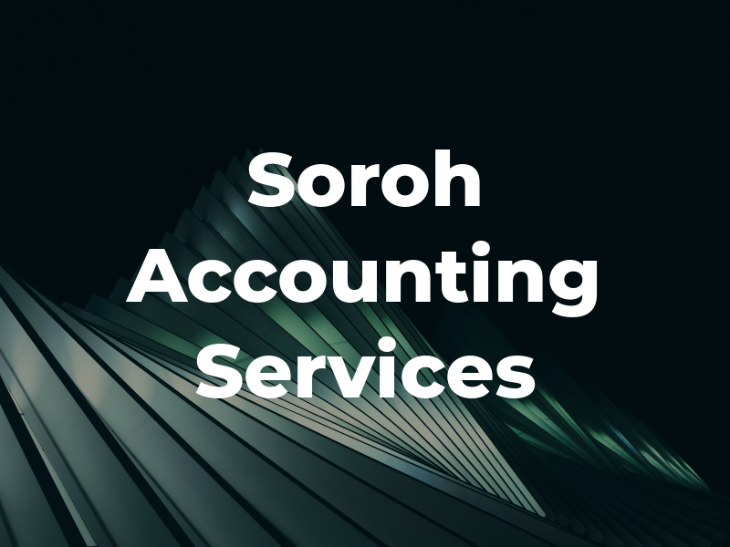 Soroh Accounting Services