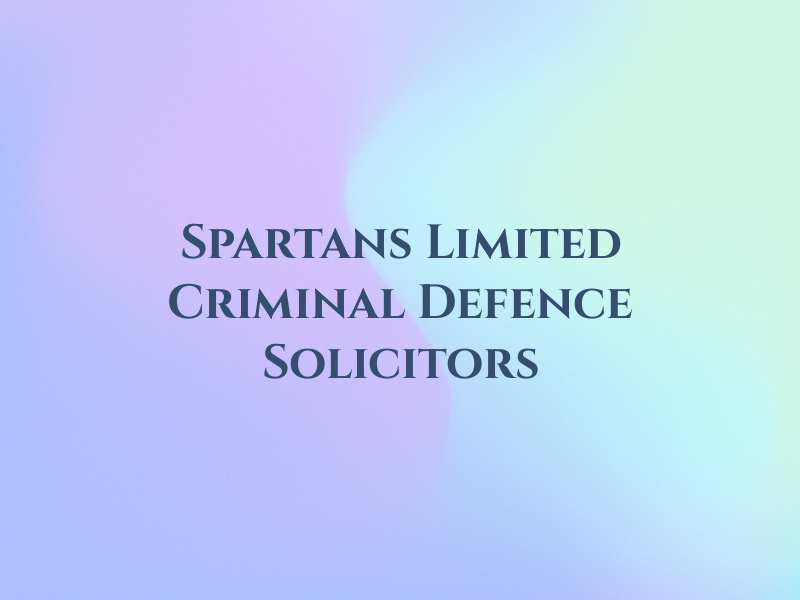 Spartans LAW Limited - Criminal Defence Solicitors