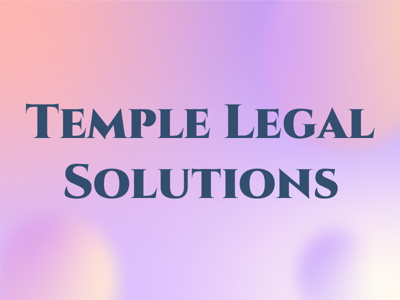 Temple Legal Solutions