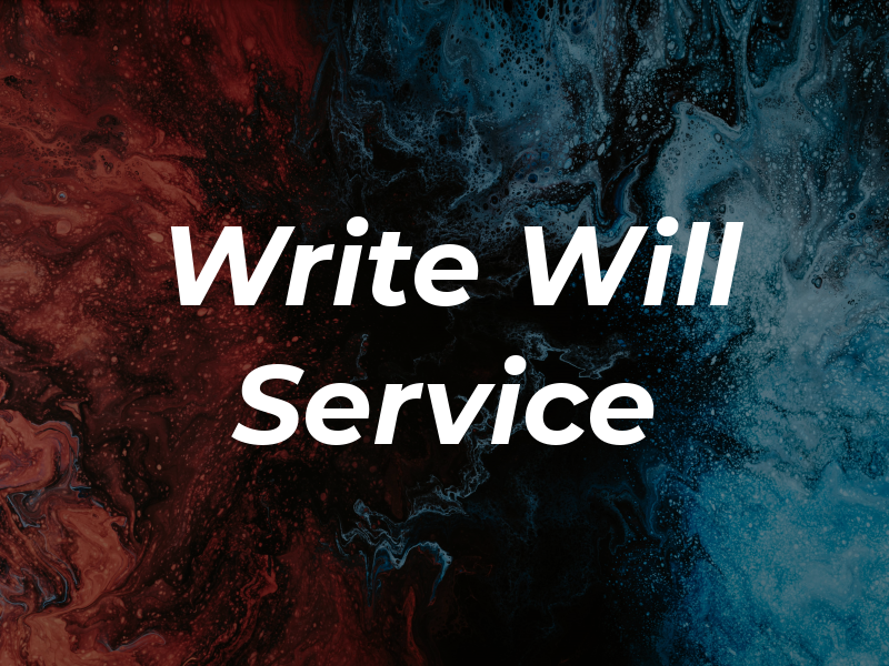 The Write Will Service