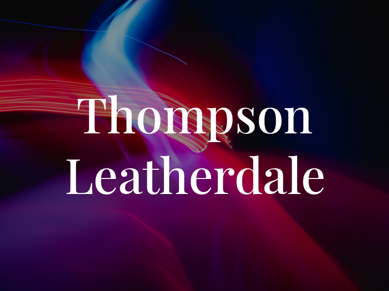 Thompson Leatherdale