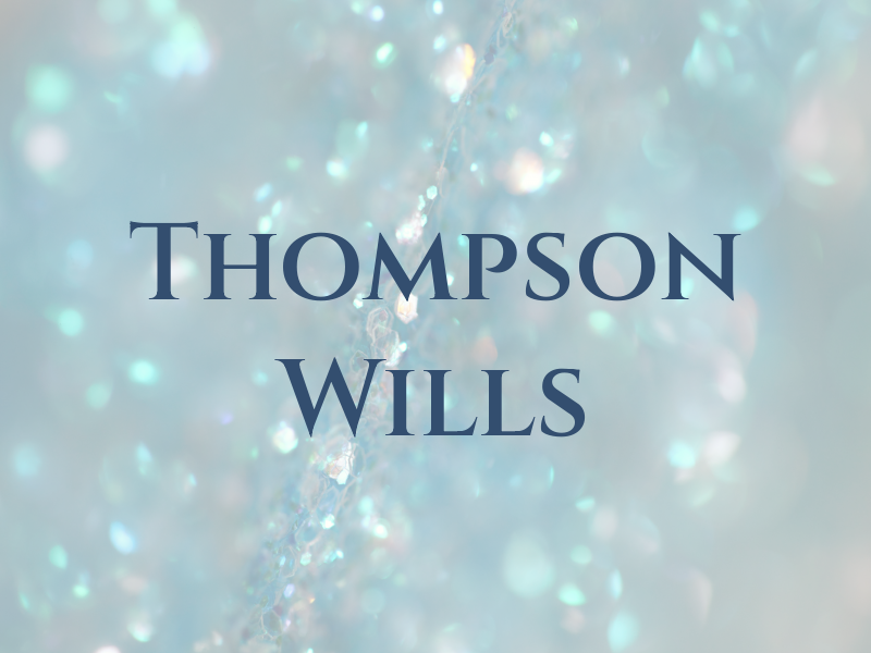 Thompson Wills