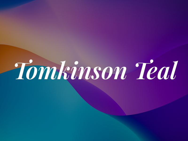 Tomkinson Teal
