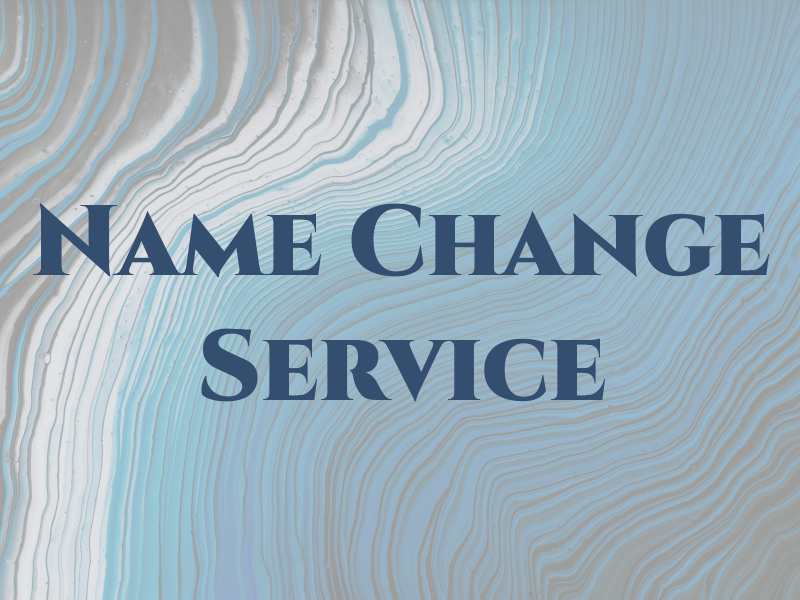 UK Name Change Service