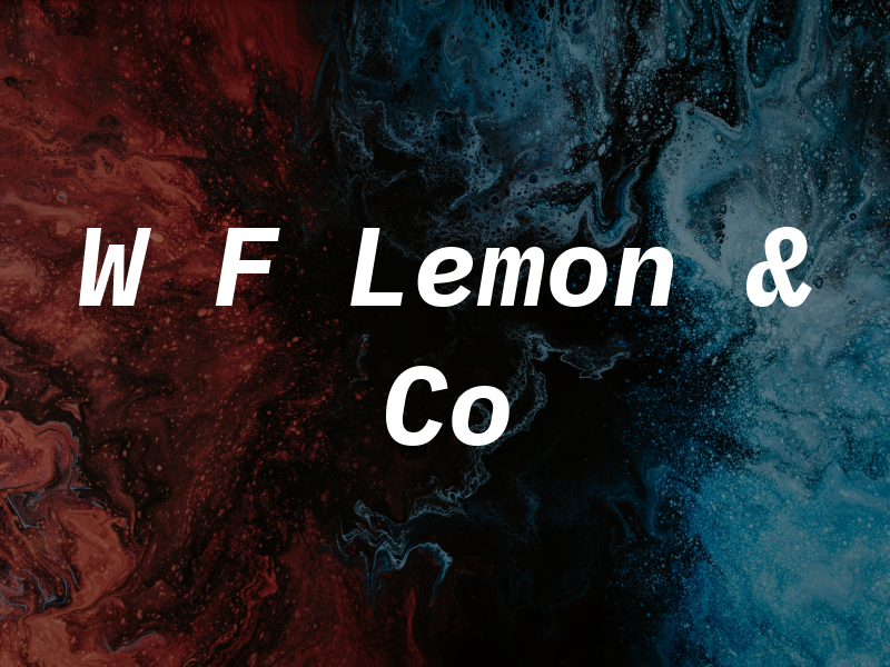 W F Lemon & Co