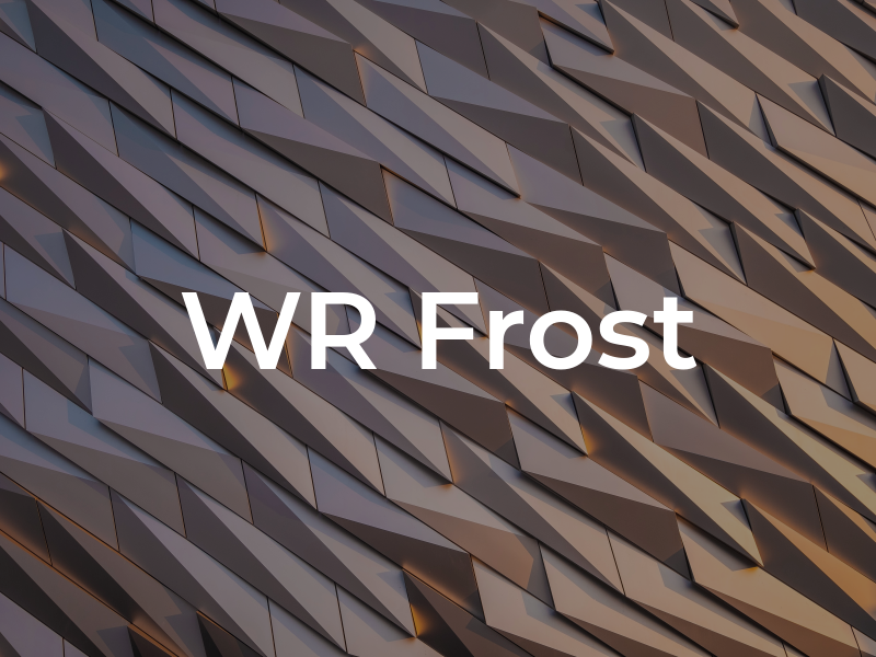 WR Frost