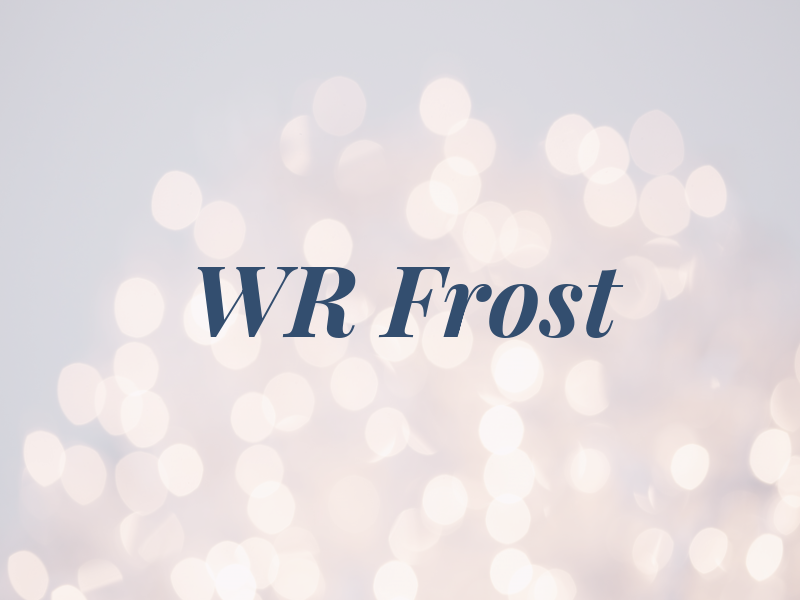 WR Frost