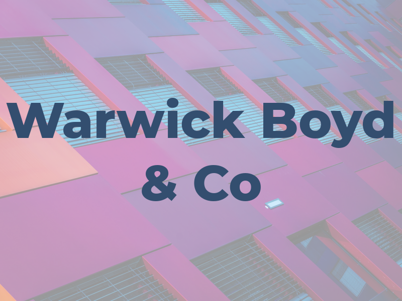 Warwick Boyd & Co