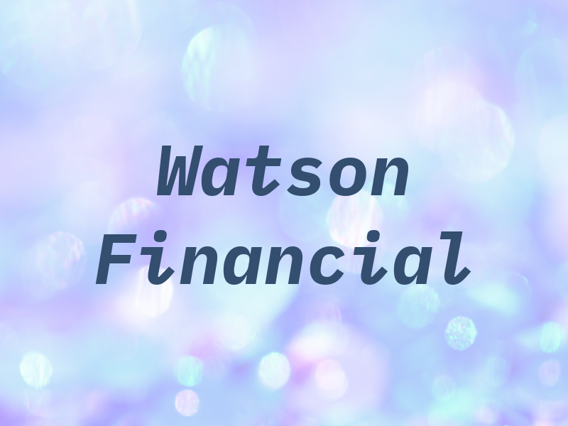 Watson Financial