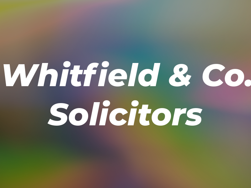 Whitfield & Co. Solicitors
