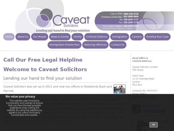 Caveat Solicitors