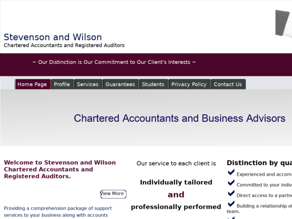 Stevenson & Wilson Chartered Accountants