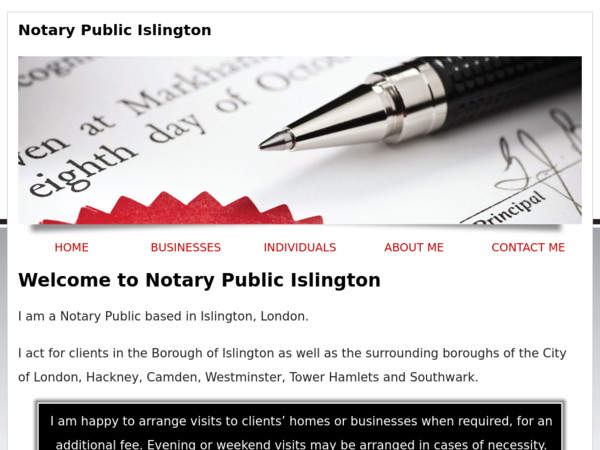 Notary Public Islington