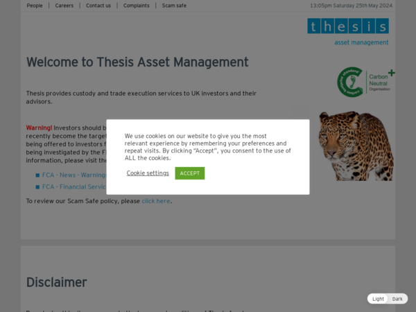 Thesis Asset Management Limited