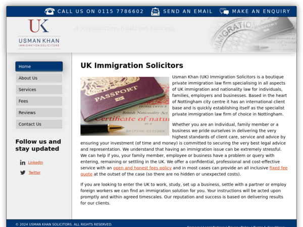 Usman Khan Immigration Solicitors