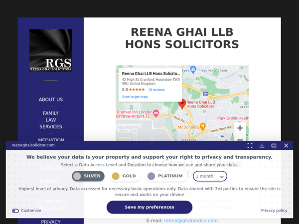 Reena Ghai LLB Hons Solicitors