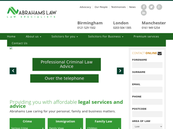 Abrahams Law