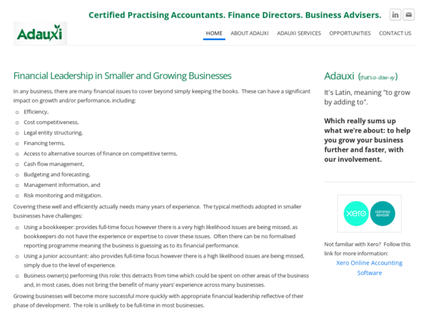 Adauxi: Accountants & Business Advisers