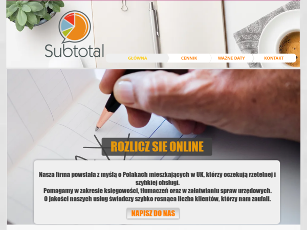 Subtotal Bookkeeping