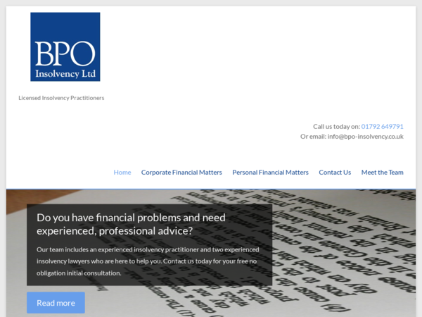 BPO Insolvency
