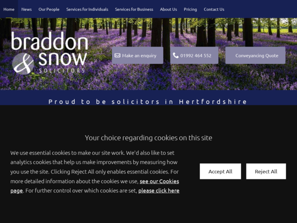 Braddon & Snow Solicitors - Broxbourne