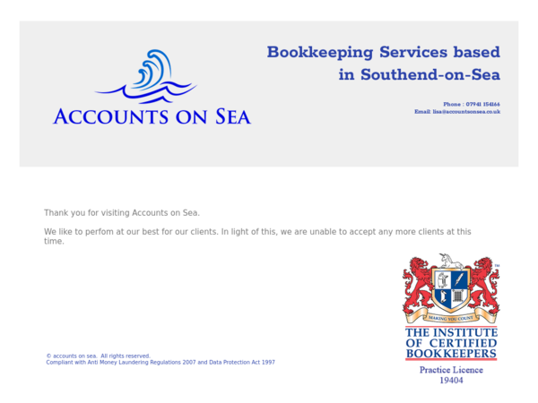 Accounts on Sea