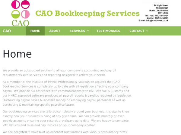 Cao Bookkeeping Services