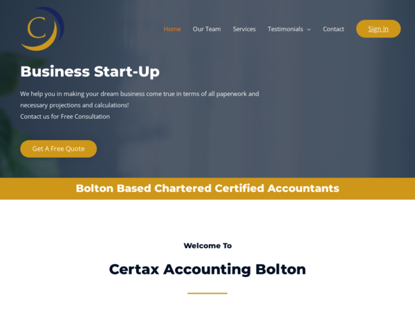 Certax Accounting Bolton Limited