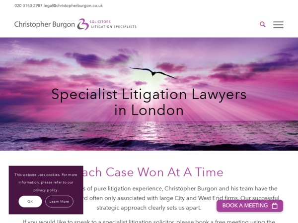 Christopher Burgon Solicitors - Litigation Specialists