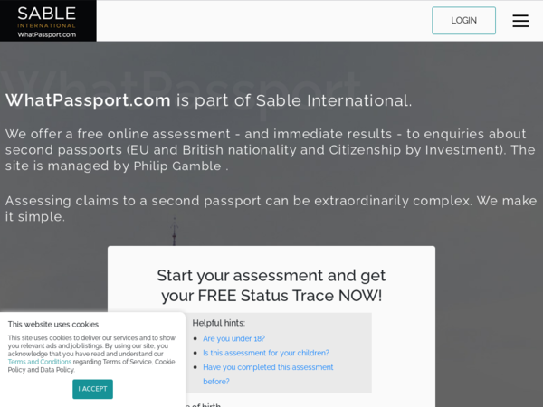 Sable International: Whatpassport