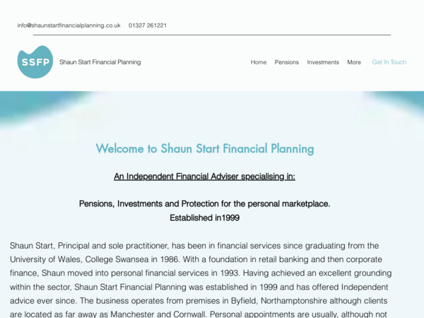 Shaun Start Financial Planning