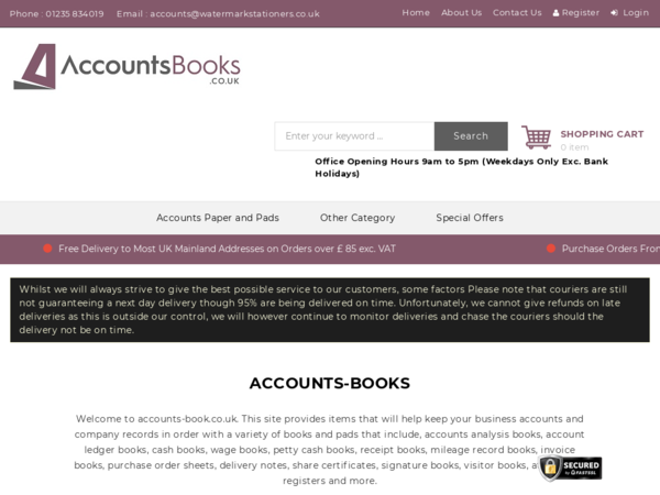 Accounts Books