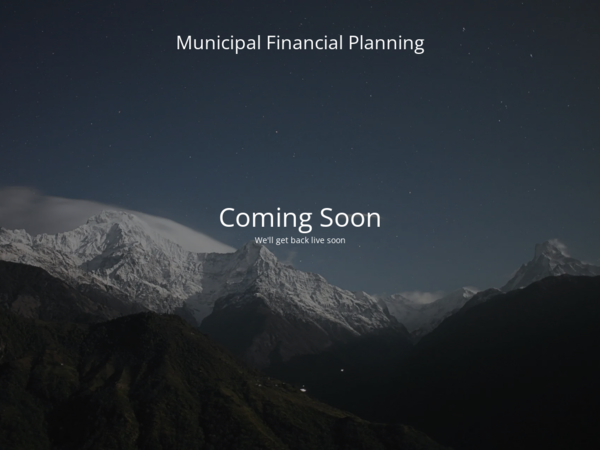 Municipal Financial Planning