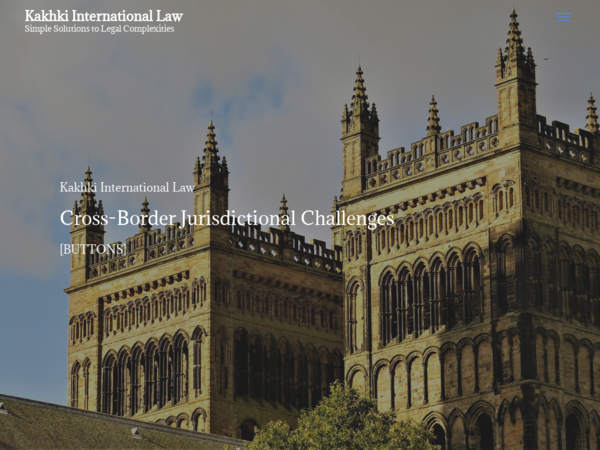 Kakhki International Law