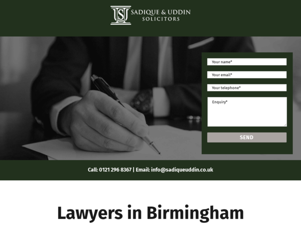 Sadique & Uddin Solicitors Limited