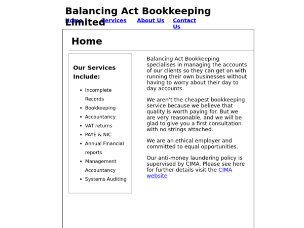 Balancing Act Bookkeeping