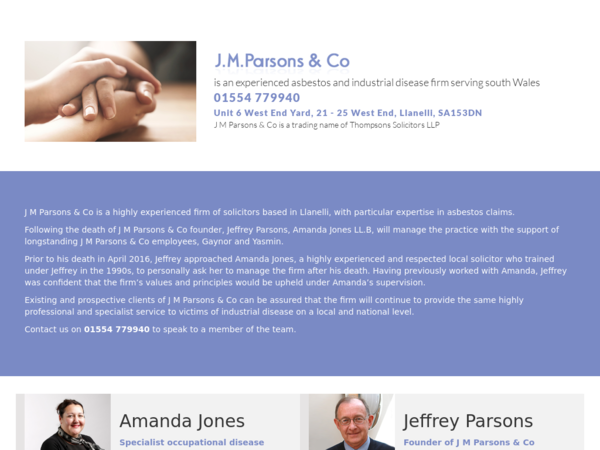 Parsons J M & Co